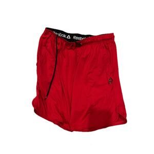 Reebok Men's Red Athletic Shorts